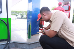 Polres Gresik Pastikan BBM Aman, Dua SPBU Negatif Kandungan Air