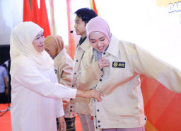 Gubernur Khofifah Canangkan 400 Patriot Integritas Muda Jawa Timur