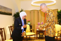 Program Rising Fellowship, Gubernur Khofifah Bertemu SM Singapura Lee Hsien Loong Bahas Hal Strategis