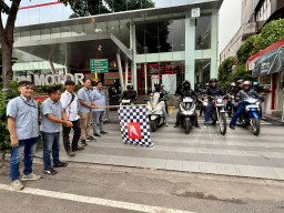 MPM Honda Jatim Lepas Perwakilan Bikers Menuju Honda Bikers Day 2025 di Garut