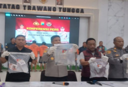 Tewaskan 2 Orang, Polres Pamekasan Ringkus 5 Anggota Geng Motor