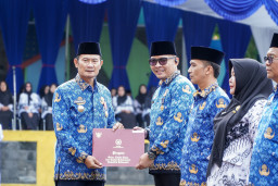 Momen Penting HUT KORPRI, Bupati Lamongan Ingatkan KORPRI Tingkatkan Pelayanan dan Profesionalisme ASN