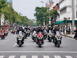 Hadapi Kemacetan Nataru, MPM Honda Jatim Ajak Pengendara Berkendara Aman Demi Keluarga