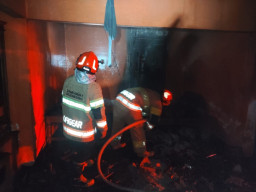 Rumah Warga di Kepohbaru Bojonegoro Ludes Terbakar, Kerugian Capai Rp150 Juta