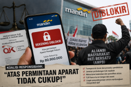 Koalisi ResponsiBank: Pemblokiran Rekening Tak Boleh Jadi Instrumen Tekanan terhadap Masyarakat Sipil