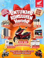 Banjir Hadiah! Beli Motor Honda di Banyuwangi Bisa Bawa Pulang Honda PCX160 Gratis