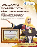Pemprov Jatim Raih Penghargaan dari BPH Migas