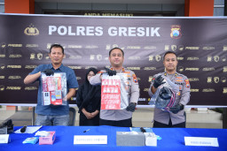 Gak Kapok! Residivis Narkoba Dibekuk Lagi, Polres Gresik Sita 51 Gram Sabu Siap Edar