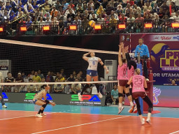 Gresik Phonska Plus Pupuk Indonesia Sikat Bandung BJB Tandamata 3-0 di Proliga 2026