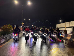 Arus Balik Lebaran Padat, MPM Honda Jatim Ingatkan Pengendara Tetap #Cari_Aman