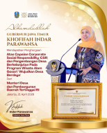 Gubernur Khofifah Sabet Penghargaan PDB Award 2026, Sukses Transformasi Desa Gosari Jadi "Desa Berdaya"