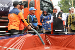 Peringati Hari Kesiapsiagan Bencana, Gubernur Khofifah Ajak Seluruh Elemen Perkuat Kesiapsiagaan Hadapi Kemarau Ekstrem
