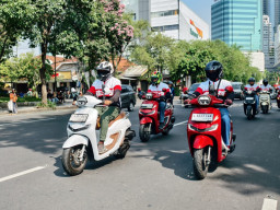 Gaya Berkelas di Jalanan Surabaya: MPM Honda Jatim Gelar Sunmori Ride in Style Bersama Stylo 160
