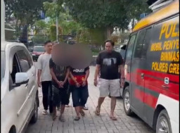 Dua Terduga Pencuri HP di Warkop Manyar Gresik Ditangkap, Satu Penadah Ikut Diamankan
