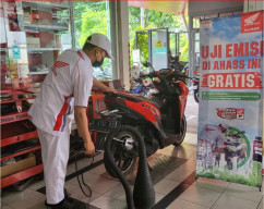 Program I’m Important, MPM Honda Jatim Ajak Konsumen Peduli Kualitas Udara Lewat Uji Emisi Gratis