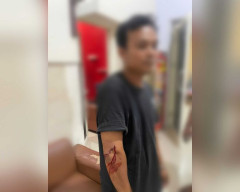 Tak Terima Diklakson, Pengendara Bacok Pengemudi di Waru Sidoarjo