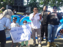Gelar Aksi Damai, Ratusan Pemuda dan Warga Sampang Minta DPRD Kawal Program MBG