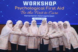 Cegah Stres Karyawan, DWP Kemnaker Gelar Workshop Bantuan Psikologis Awal Psychological First Aid