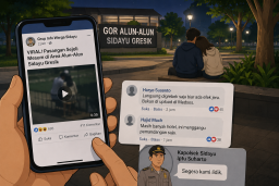 Video Dugaan Aksi Tak Senonoh di Alun-Alun Sidayu Gresik Viral, Polisi Lakukan Penyelidikan