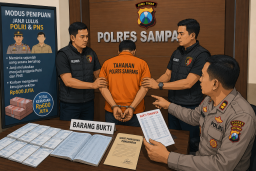 Janji Lolos Polri dan PNS Berujung Penipuan, Pria Asal Sumenep Ditangkap Polres Sampang