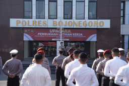 11 Taruna Akpol Mulai Latja di Polres Bojonegoro, Kapolres Tekankan Disiplin dan Penguatan Kompetensi