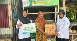 LAZISNU Kedamean Salurkan Bantuan Sarana Usaha untuk Pelaku UMKM