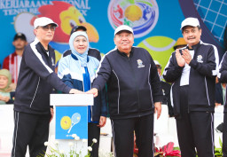 Sport Tourism Jatim Bergeliat, Kejurnas Tenis MA RI Hadirkan 1.022 Atlet dari Seluruh Indonesia