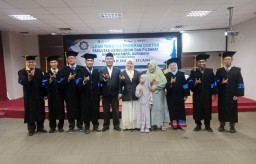 Pengurus BP3MNU Randegansari Gresik Raih Gelar Doktor Lewat Kajian Tafsir Humanistik Gus Dur