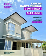 Tinggal Dua Unit, Rumah Tipe Jasmine Green Garden Regency Gresik Diburu Konsumen