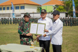 Resmi Dibuka Pak Yes, TMMD ke-129 Ngimbang Fokus Kebut Infrastruktur Pelosok Lamongan