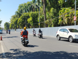 Alun-Alun Bojonegoro Mulai Dipagar, Proyek Revitalisasi Rp28 Miliar Resmi Dikerjakan