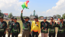 HUT ke-60 Korem 084, Lomba Kerapan Sapi Meriahkan Sumenep dan Pererat Kedekatan TNI dengan Warga