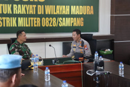 Polres Sampang-Kodim 0828 Komitmen Perkuat Kerja Sama Demi Stabilitas Wilayah