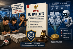 AMSI: Revisi UU Hak Cipta Harus Kembalikan Nilai Ekonomi Jurnalisme di Era AI
