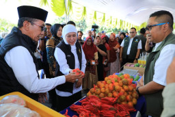 Pasar Murah ke-84 di Pamekasan, Khofifah Tekan Harga Bahan Pokok Sekaligus Dorong UMKM Naik Kelas