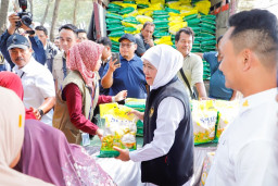 Gubernur Khofifah Gelar Pasar Murah ke-87 di Tuban, Sembako Dijual di Bawah Harga Pasar