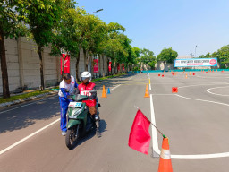 Dukung Budaya #Cari_Aman, Safety Riding Center MPM Honda Jatim Jadi Pusat Edukasi Keselamatan Berkendara
