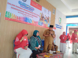 Semarak HUT Ke-81 RI, Ribuan Siswa TK dan PAUD Pangarengan Sampang Ikuti Lomba Mewarnai