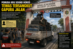 Pemuda Kru Sound Horeg Tewas Tersangkut Gapura di Jember, Polisi Beberkan Kronologi Kejadian