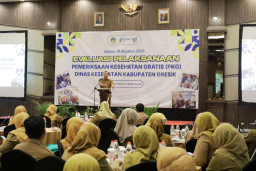 Wabup Gresik Minta Hasil Pemeriksaan Kesehatan Gratis Jadi Dasar Kebijakan