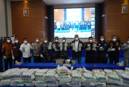Upaya Penyelundupan 1,3 Ton Ketamine di Natuna Digagalkan Tim Gabungan