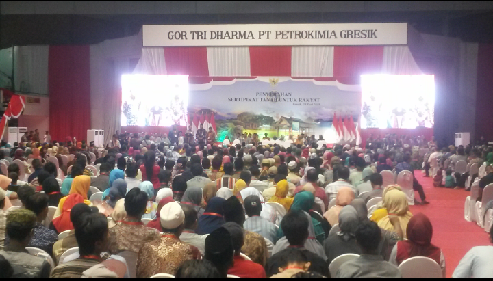 Tahun 2024 Semua Tanah di Gresik Ditarget Sudah Tersertifikat