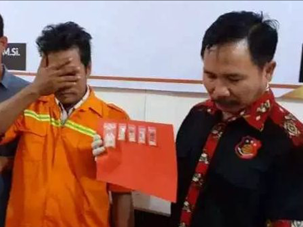 Kuli Bangunan Nyambi Edarkan SS Disergap Polisi