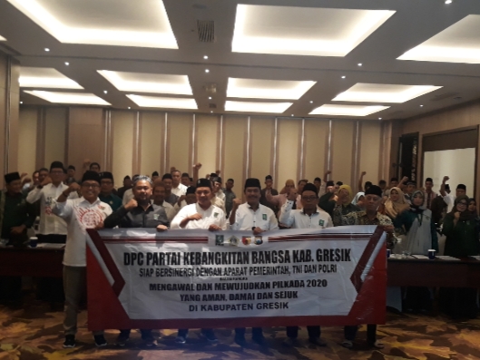 Deklarasi Pilkada 2020 Damai, PKB Sepakat Usung Qosim Cabup untuk Menangi Pilbup Gresik
