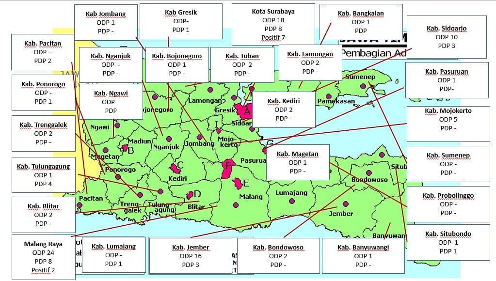 Ada 13 Warga Surabaya Yang Sudah Positif Korona