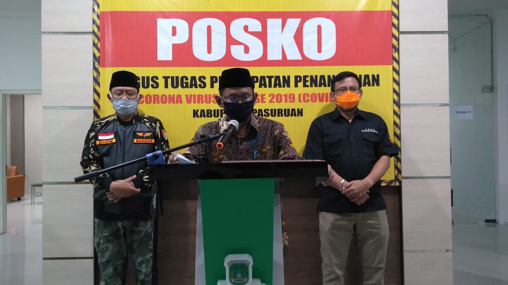 Positif Covid-19 Kabupaten Pasuruan Tambah 1 Orang, PDP 1 Orang