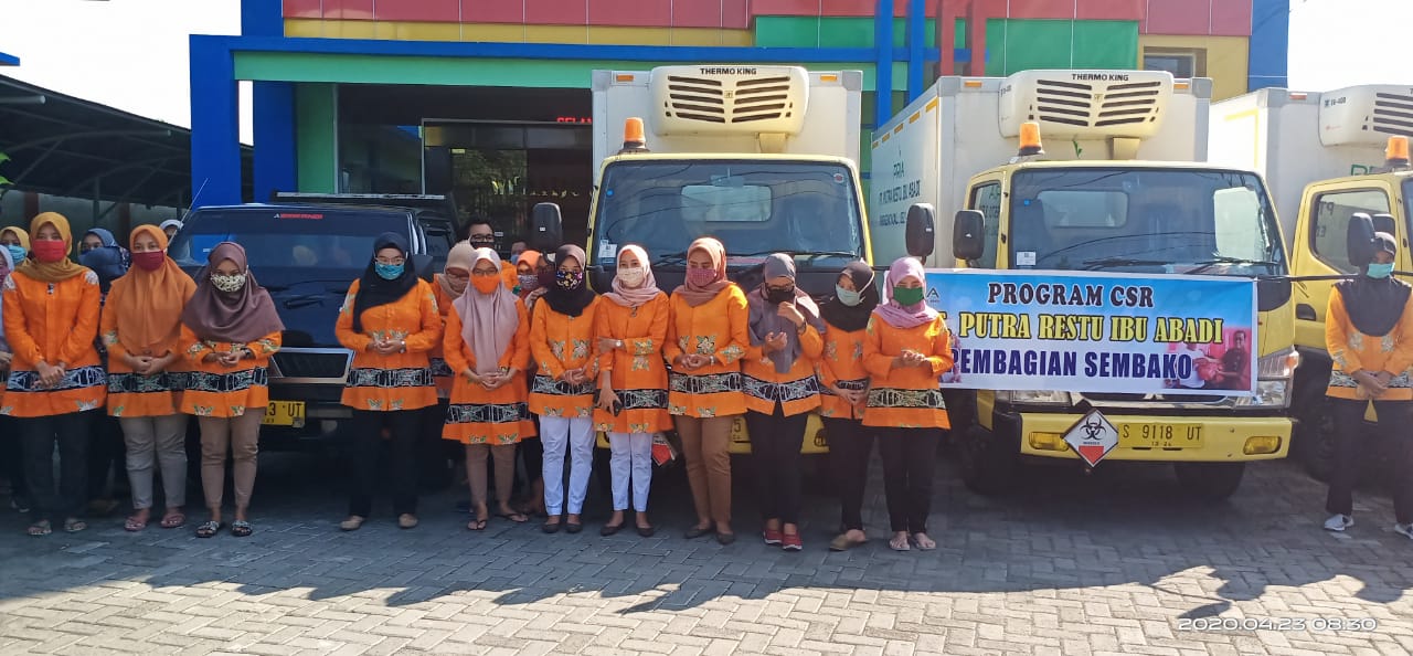 PT PRIA Bagikan Ribuan Sembako Untuk Warga Terdampak Covid 19