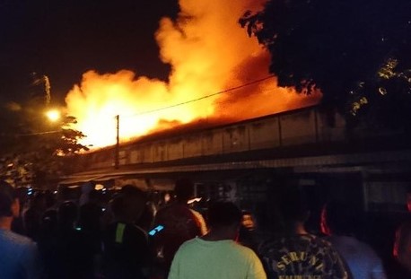 Pasar Lodoyo Blitar Terbakar Jumat Malam