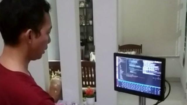 Prototipe Robot ITS dan Unair Untuk Layani Pasien Corona