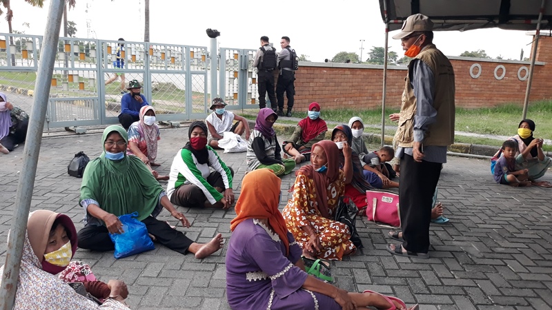 Gelandangan dan Pengemis Asal Bojonegoro, Tuban dan Lamongan Penuhi Gresik